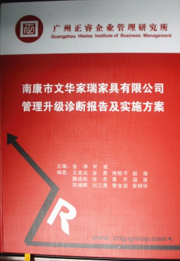 2013年11月20日，正睿咨询专家老师向文(wén)华家瑞决策层陈述调研报告